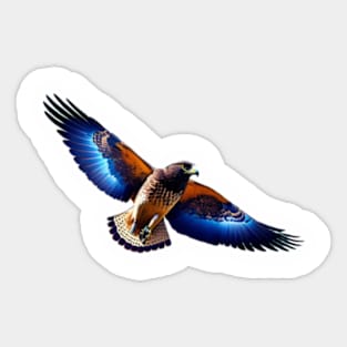 Majestic Hawk Design Sticker